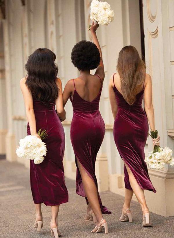Sheath/Column Style with Square Neckline and Sleeveless Design