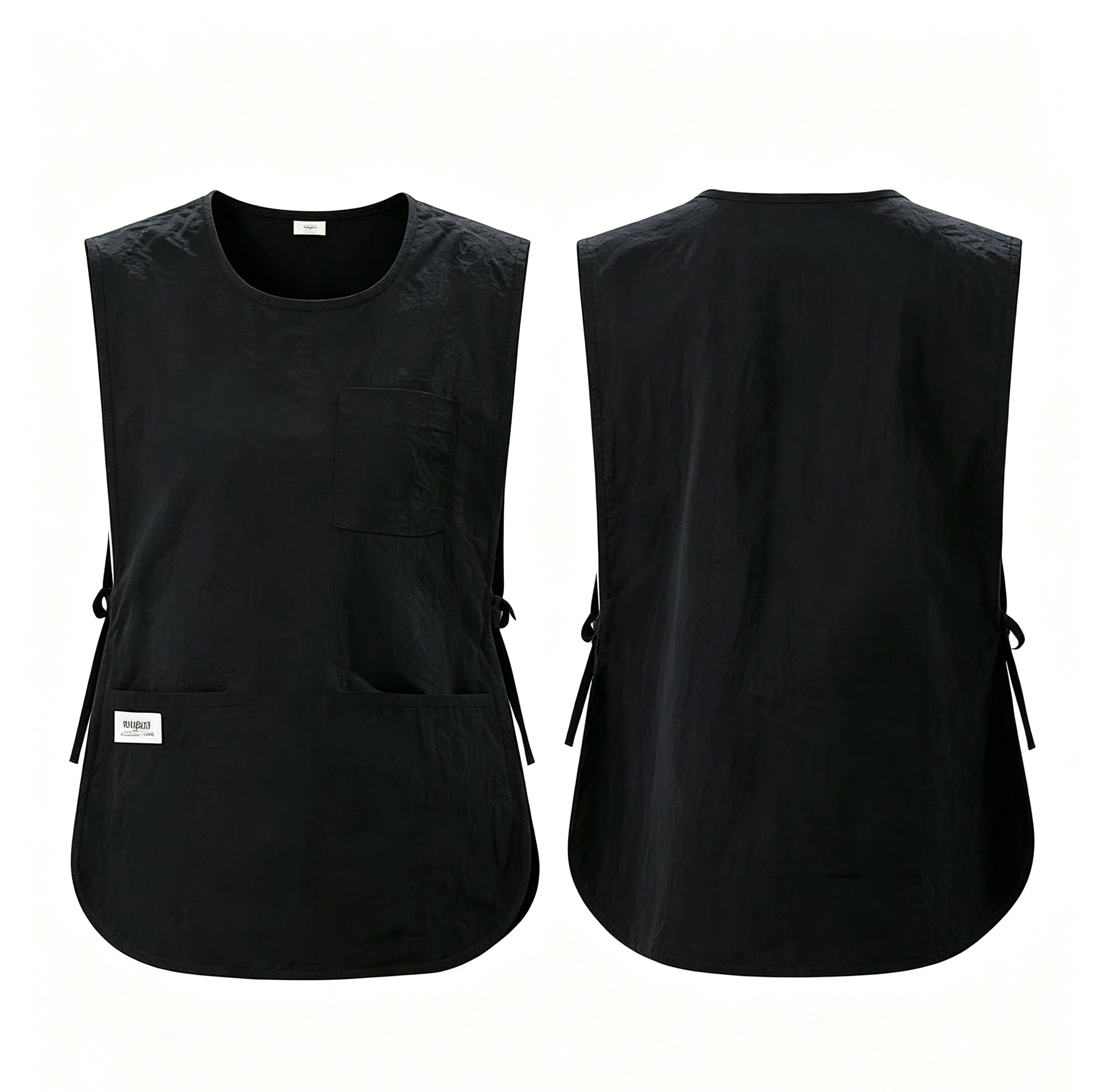 ZITY Blouse Femme de ménage, Blouse de Travail sans Manches Femme