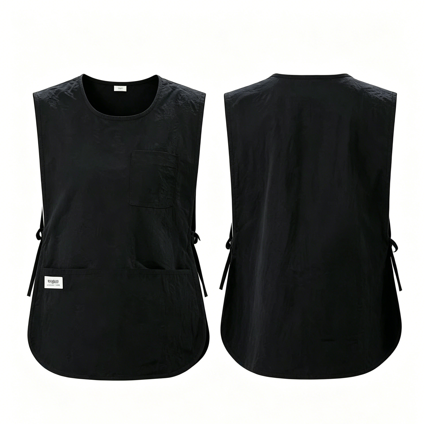 ZITY Blouse Femme de ménage, Blouse de Travail sans Manches Femme