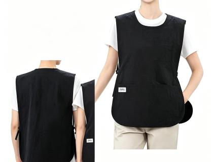 ZITY Blouse Femme de ménage, Blouse de Travail sans Manches Femme