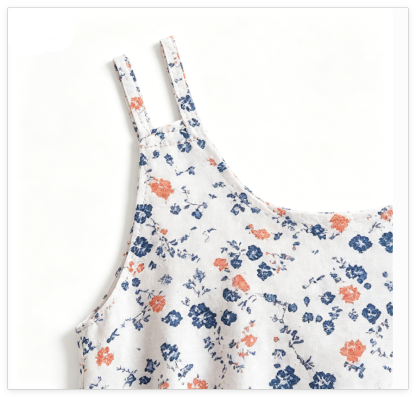 SWISSWELL Toddler Girls' Woven Floral Sleeveless A-Line Casual Dress