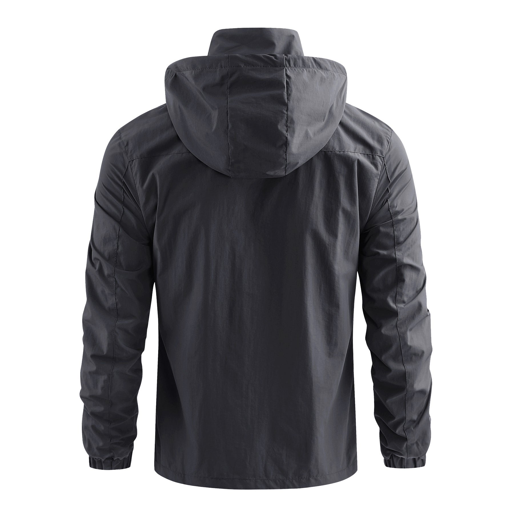SWISSWELL Men's Hooded Windbreaker Top Thin Jacket -ZPK006989|Swisswell