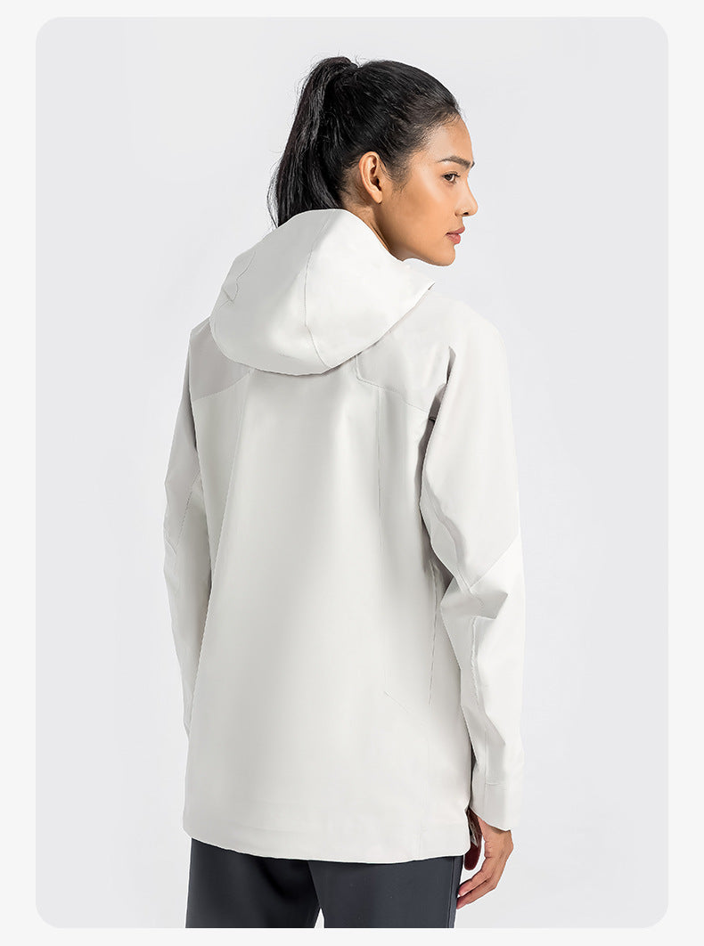 SWISSWELL Women Waterproof Hoodie Wear-Resistant Climbing Clothes DAW056|Swisswell