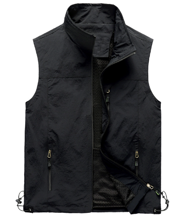 SWISSWELL Men's Spring Autumn Casual Outdoor Photography Zip-Up Vests
