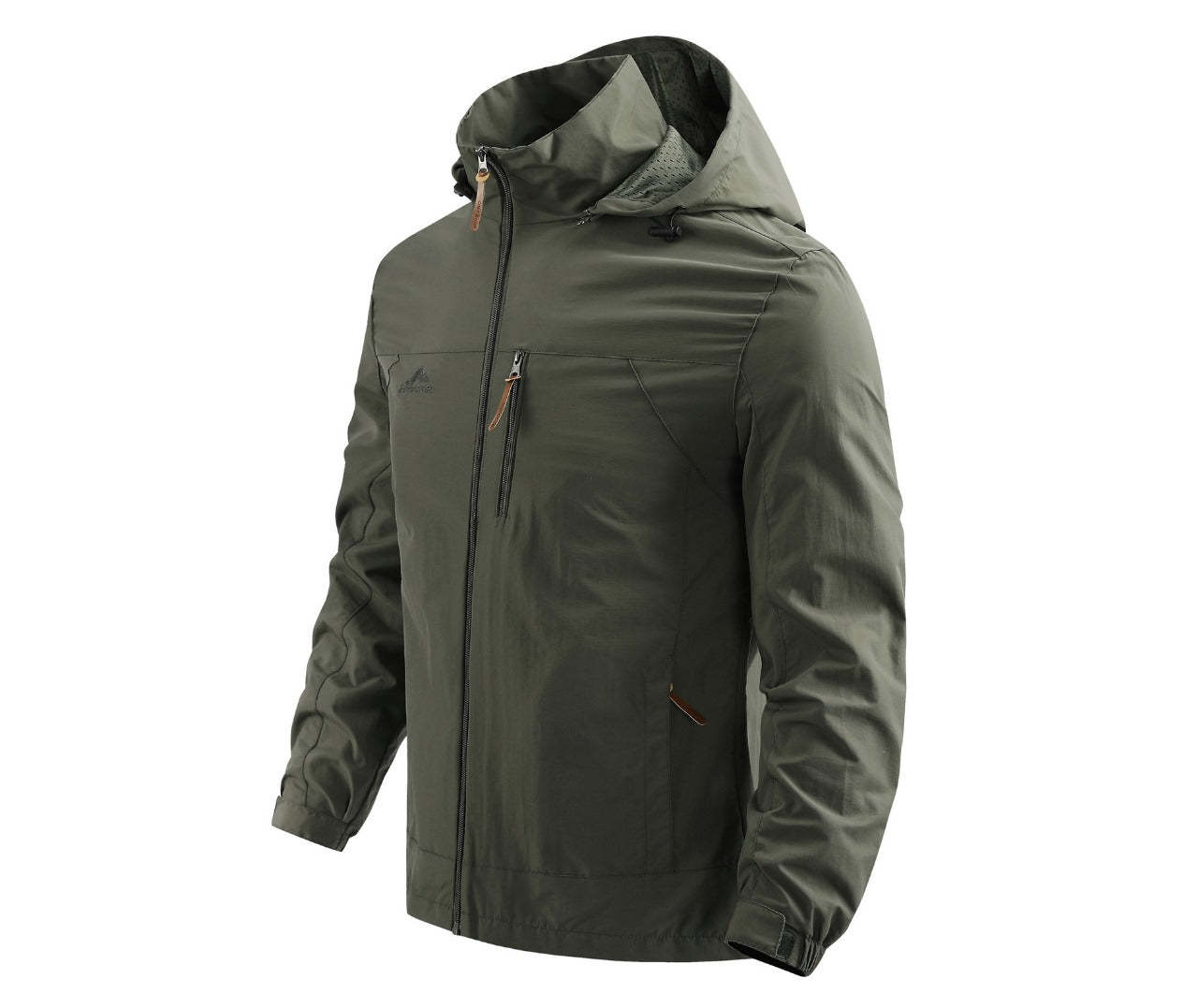 SWISSWELL Men's Hooded Windbreaker Top Thin Jacket -ZPK006989|Swisswell