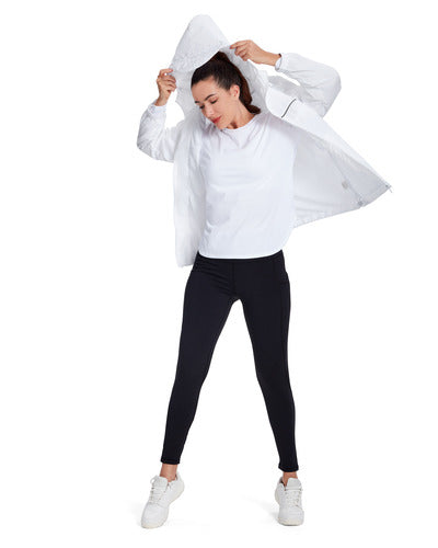 SWISSWELL Women's Rain Jacket Lightweight Waterproof Windbreaker Hoodie- CUWRC03381|Swisswell