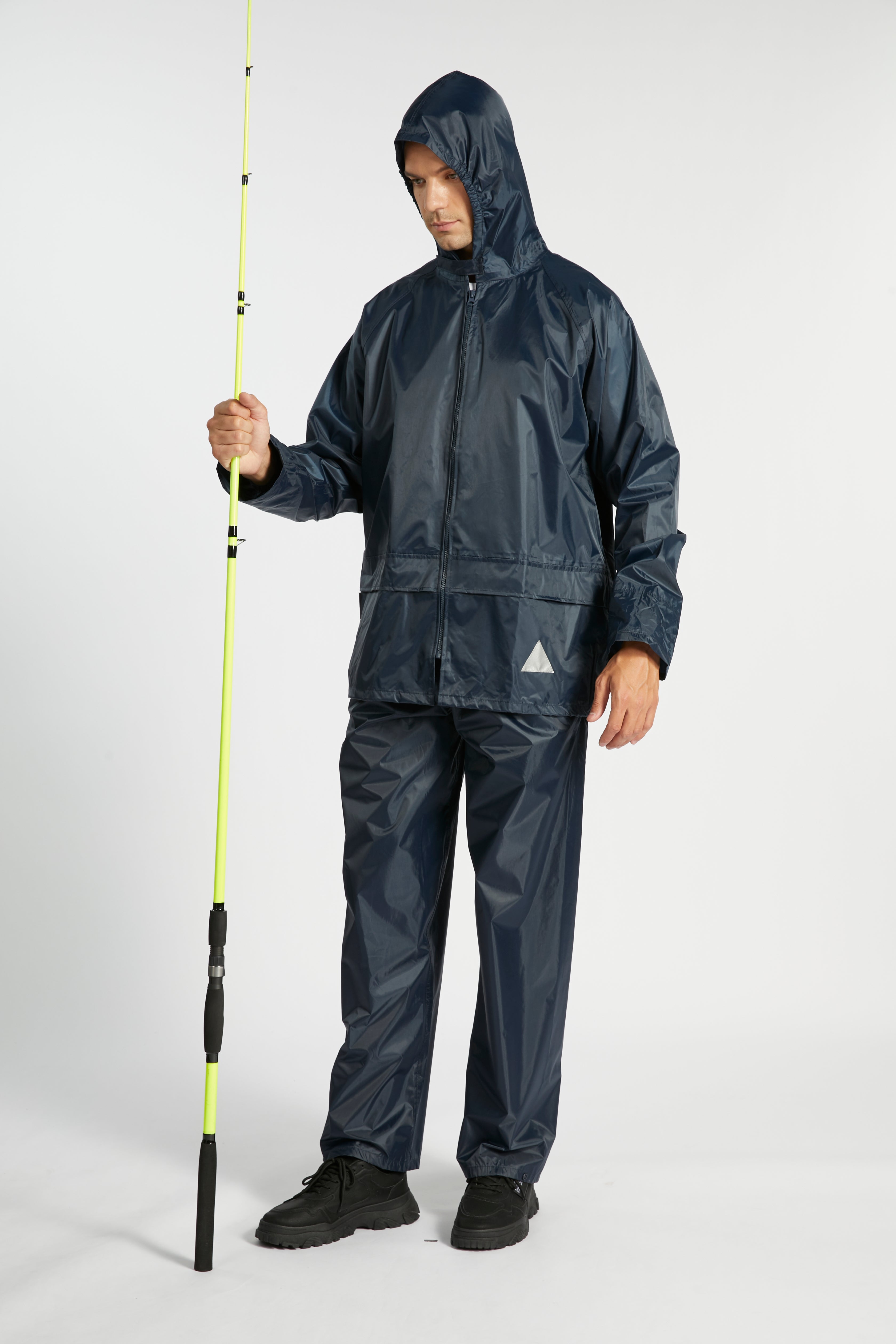 SWISSWELL Men's Windbreaker Rain Jacket Mens Lightweight Hooded Raincoat -ZPK000828|Swisswell