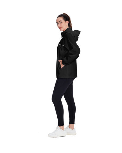 SWISSWELL Women's Rain Jacket Lightweight Waterproof Windbreaker Hoodie- CUWRC03381|Swisswell