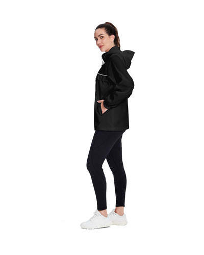 SWISSWELL Women's Rain Jacket Lightweight Waterproof Windbreaker Hoodie- CUWRC03381|Swisswell