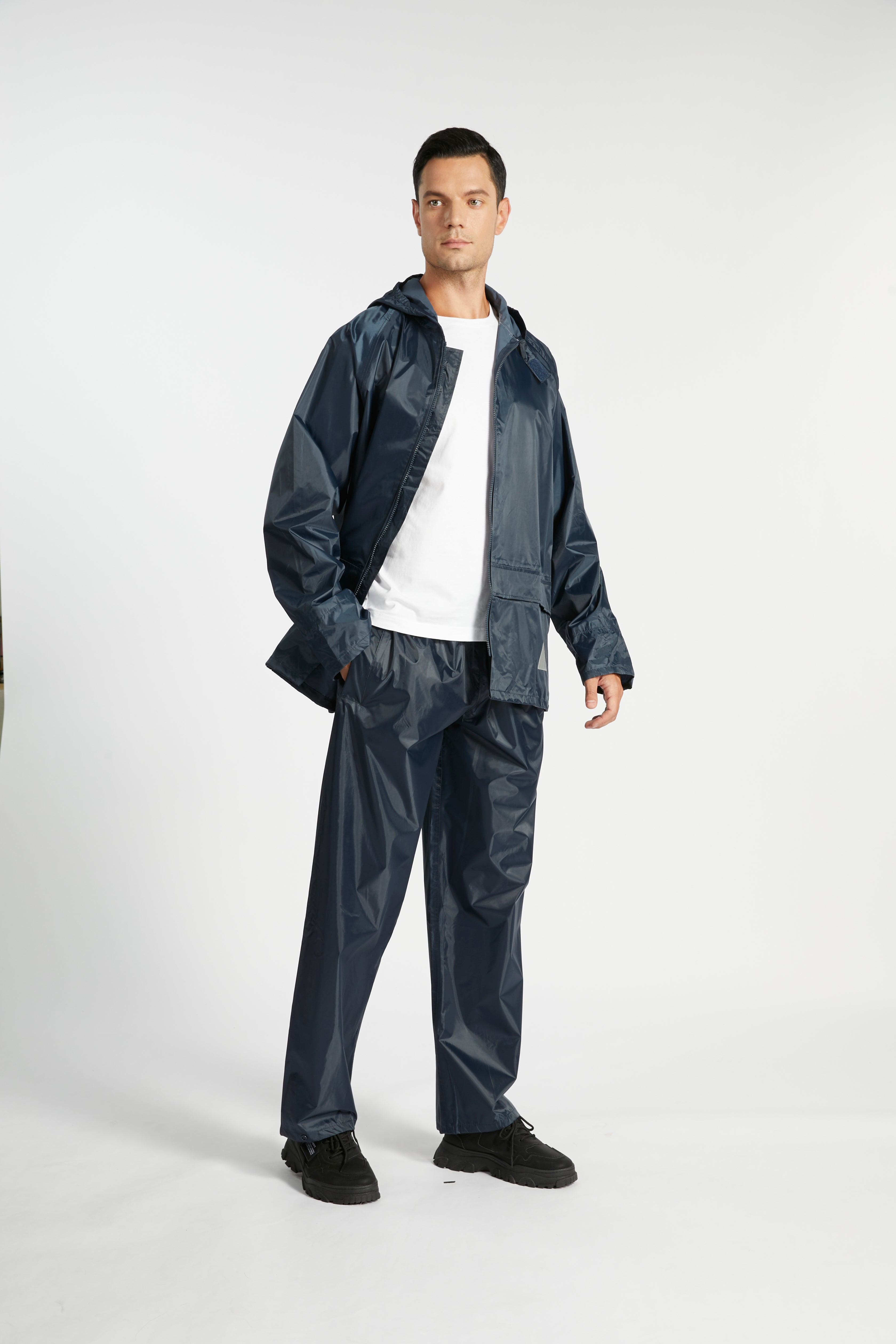 SWISSWELL Men's Windbreaker Rain Jacket Mens Lightweight Hooded