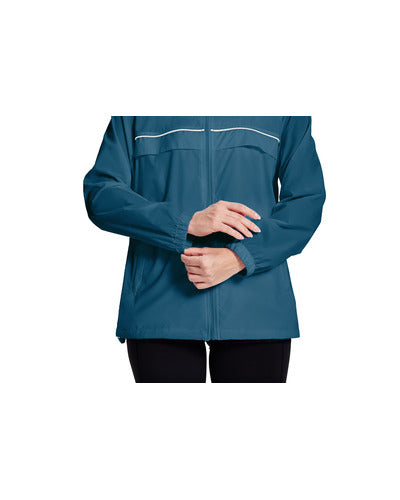 SWISSWELL Women's Rain Jacket Lightweight Waterproof Windbreaker Hoodie- CUWRC03381|Swisswell