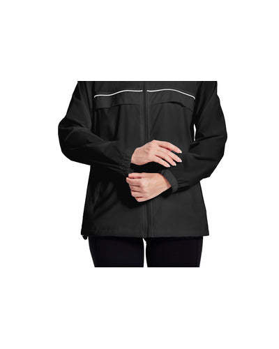 SWISSWELL Women's Rain Jacket Lightweight Waterproof Windbreaker Hoodie- CUWRC03381|Swisswell