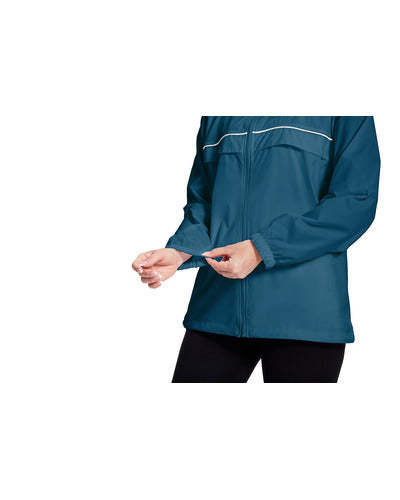 SWISSWELL Women's Rain Jacket Lightweight Waterproof Windbreaker Hoodie- CUWRC03381|Swisswell