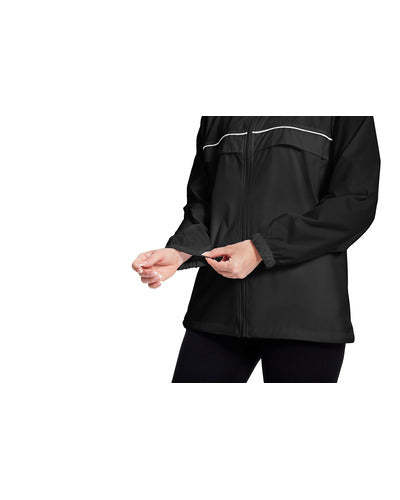 SWISSWELL Women's Rain Jacket Lightweight Waterproof Windbreaker Hoodie- CUWRC03381|Swisswell