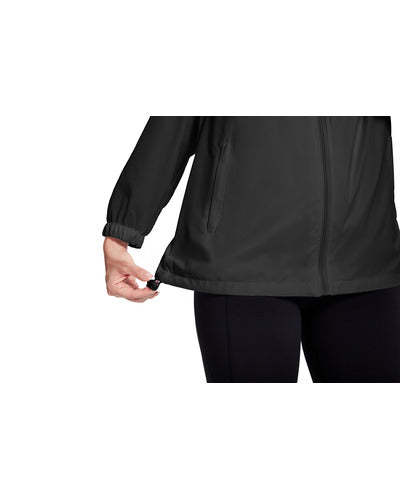 SWISSWELL Women's Rain Jacket Lightweight Waterproof Windbreaker Hoodie- CUWRC03381|Swisswell