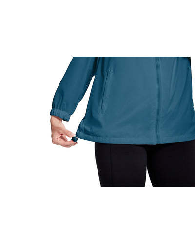 SWISSWELL Women's Rain Jacket Lightweight Waterproof Windbreaker Hoodie- CUWRC03381|Swisswell
