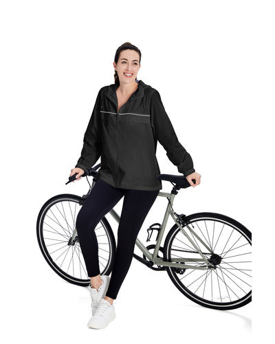 SWISSWELL Women's Rain Jacket Lightweight Waterproof Windbreaker Hoodie- CUWRC03381|Swisswell