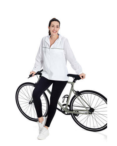 SWISSWELL Women's Rain Jacket Lightweight Waterproof Windbreaker Hoodie- CUWRC03381|Swisswell