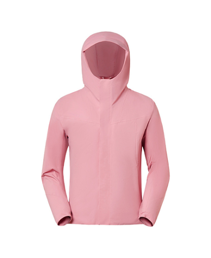 SWISSWELL Women Plus Velvet Single-Layer Soft Shell Hooded Jacket DAW011|Swisswell