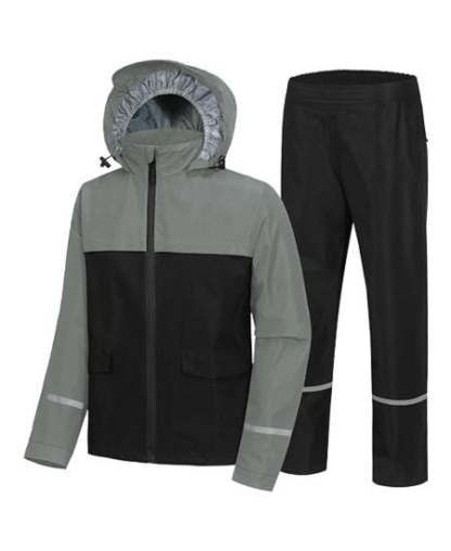 SWISSWELL Kids Gear Waterproof Rain Suit Hooded Jacket and Pants Set-CUBRS03258|Swisswell