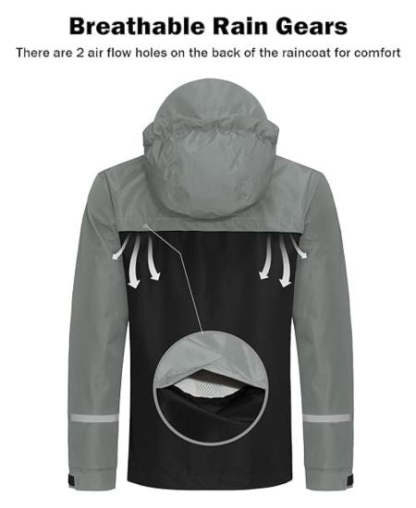 SWISSWELL Kids Gear Waterproof Rain Suit Hooded Jacket and Pants Set-CUBRS03258|Swisswell