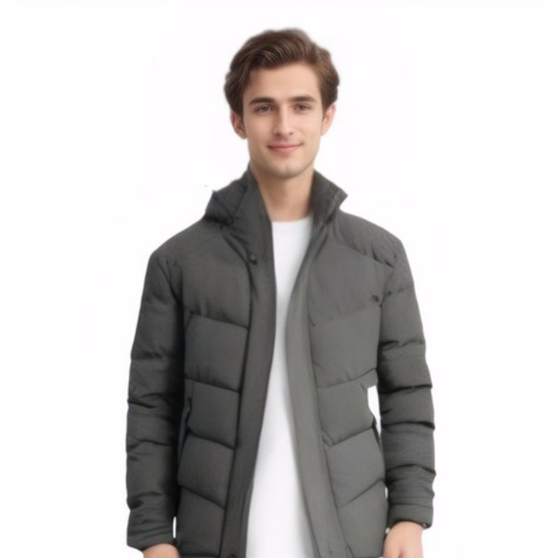 Swisswell Men's Seam-Sealed Puffy Long Sleeve with pocket Outdoor Jacket -SH-M-1118|Swisswell