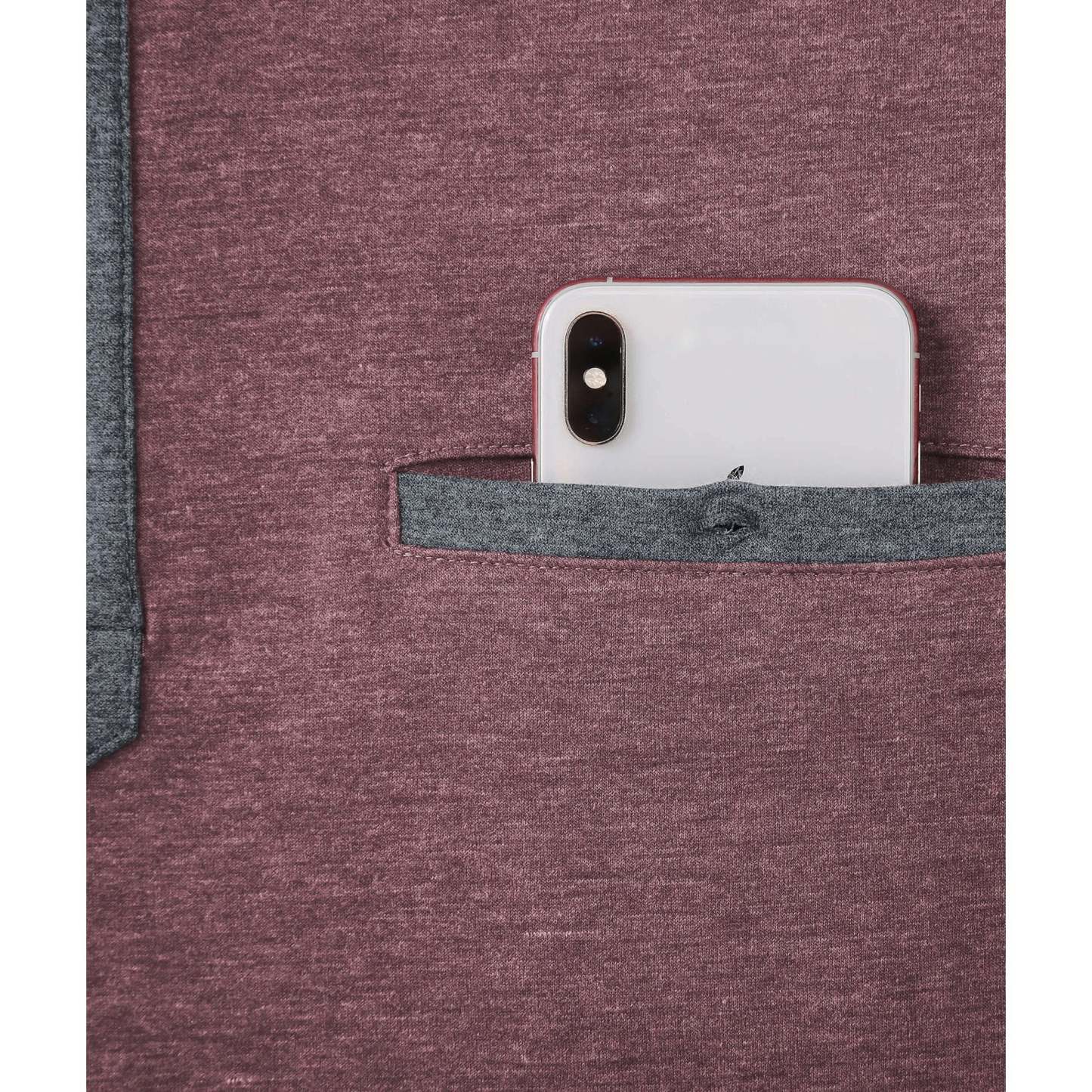 IGEEKWELL Men's Long Sleeve Button Placket Leisure Stand Collar Henley Shirt-CUMLS01003|Swisswell