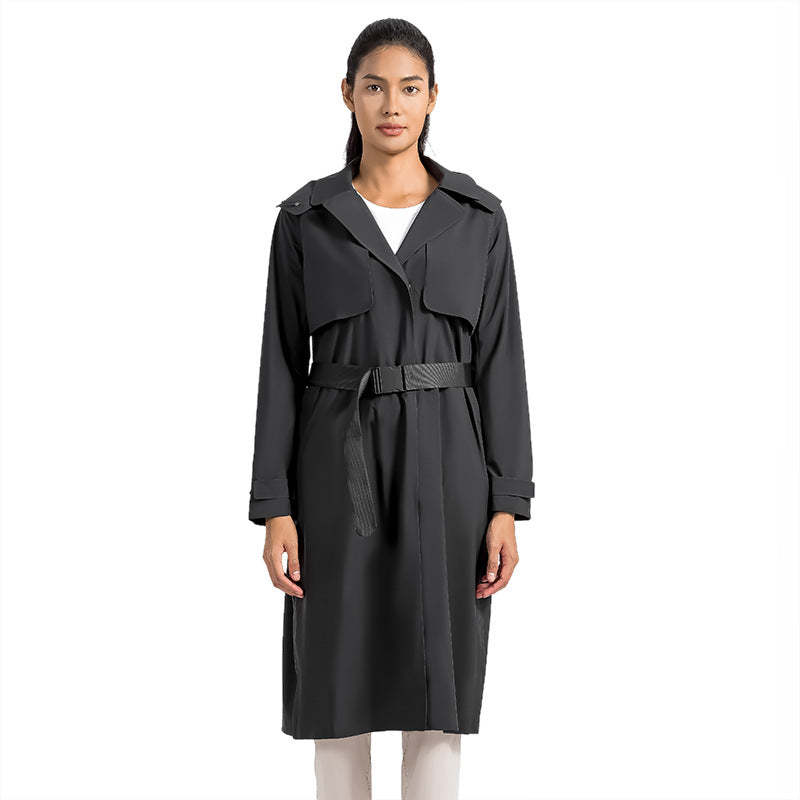 SWISSWELL Women's UV Protection Waterproof Windproof Vitality Trench Coat DWA014|Swisswell