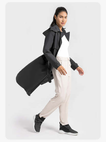 SWISSWELL Women's UV Protection Waterproof Windproof Vitality Trench Coat DWA014|Swisswell