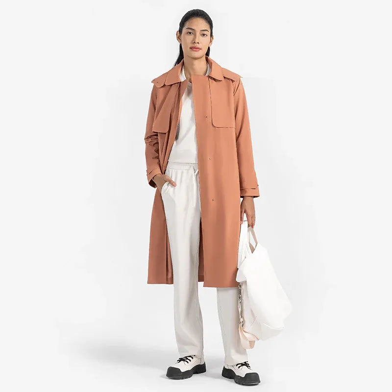 SWISSWELL Women's UV Protection Waterproof Windproof Vitality Trench Coat DWA014|Swisswell