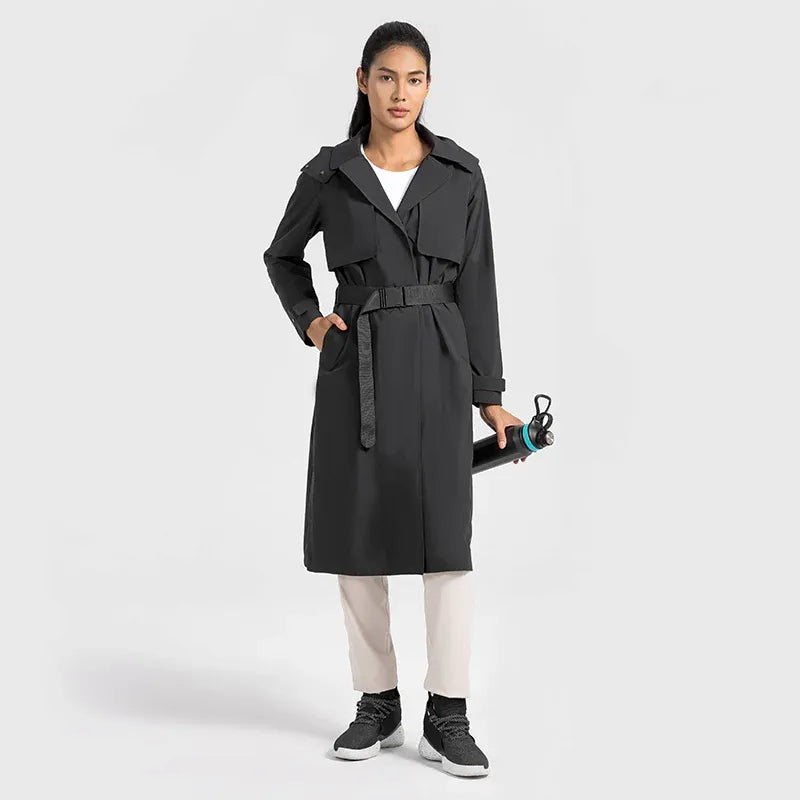SWISSWELL Women's UV Protection Waterproof Windproof Vitality Trench Coat DWA014|Swisswell