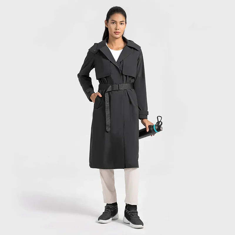 SWISSWELL Women's UV Protection Waterproof Windproof Vitality Trench Coat DWA014|Swisswell