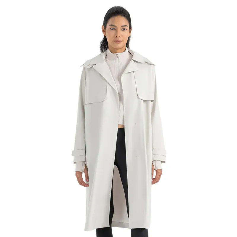 SWISSWELL Women's UV Protection Waterproof Windproof Vitality Trench Coat DWA014|Swisswell