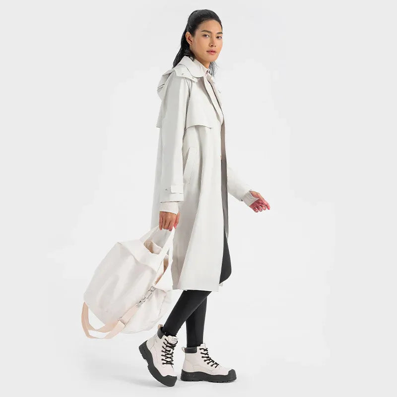SWISSWELL Women's UV Protection Waterproof Windproof Vitality Trench Coat DWA014|Swisswell