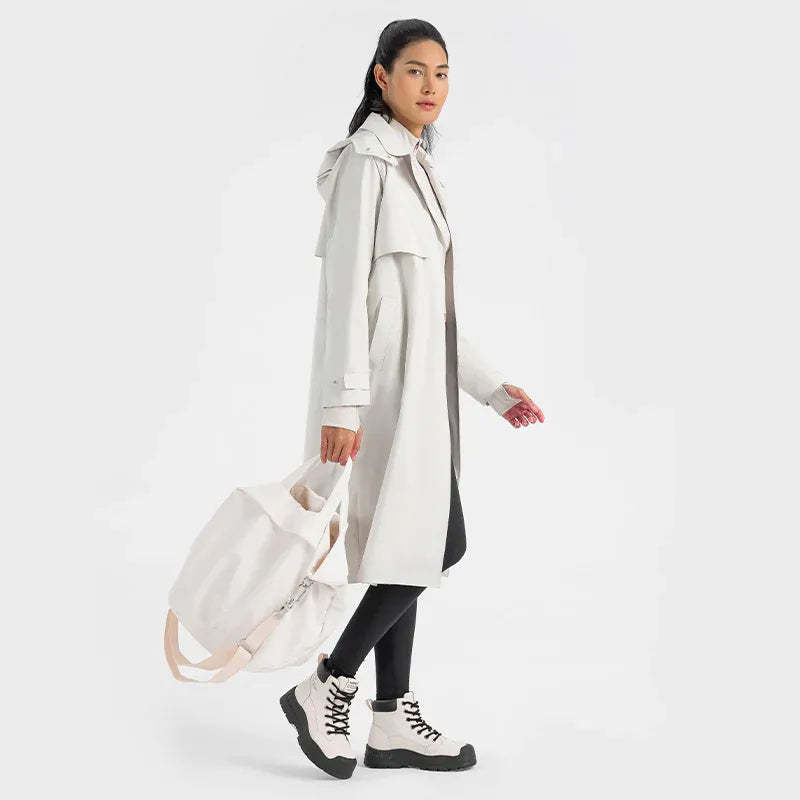 SWISSWELL Women's UV Protection Waterproof Windproof Vitality Trench Coat DWA014|Swisswell