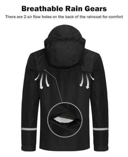 SWISSWELL Kids Gear Waterproof Rain Suit Hooded Jacket and Pants Set-CUBRS03258|Swisswell