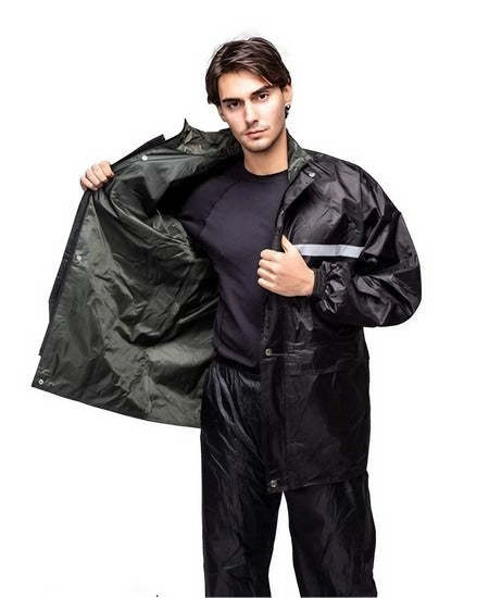 SWISSWELL Men's Waterproof Lightweight hooded Raincoat Set For Outwork -ARCC100037|Swisswell