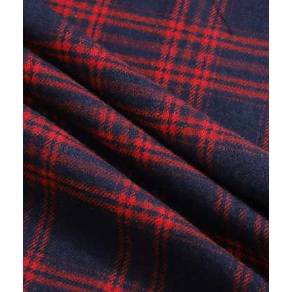 IGEEKWELL Men's Flannel Cotton Long Sleeve Casual Button Down Fleece Shirts with 2 Pockets-CFMMX20000|Swisswell