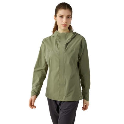SWISSWELL Women Plus Velvet Single-Layer Soft Shell Hooded Jacket DAW011|Swisswell