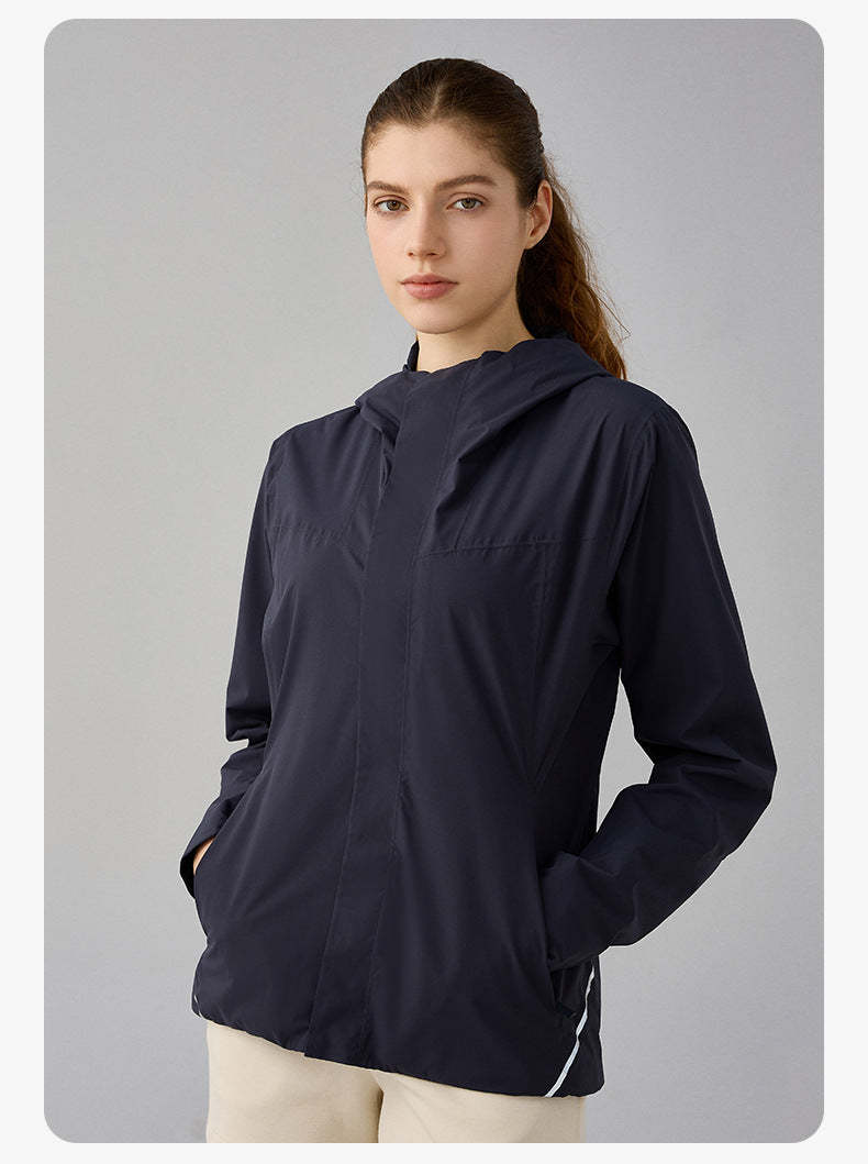 SWISSWELL Women Plus Velvet Single-Layer Soft Shell Hooded Jacket DAW011|Swisswell