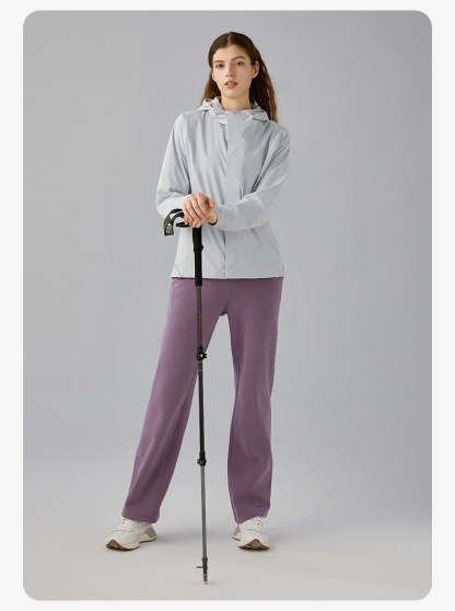 SWISSWELL Women Plus Velvet Single-Layer Soft Shell Hooded Jacket DAW011|Swisswell