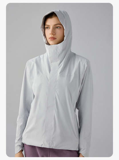 SWISSWELL Women Plus Velvet Single-Layer Soft Shell Hooded Jacket DAW011|Swisswell