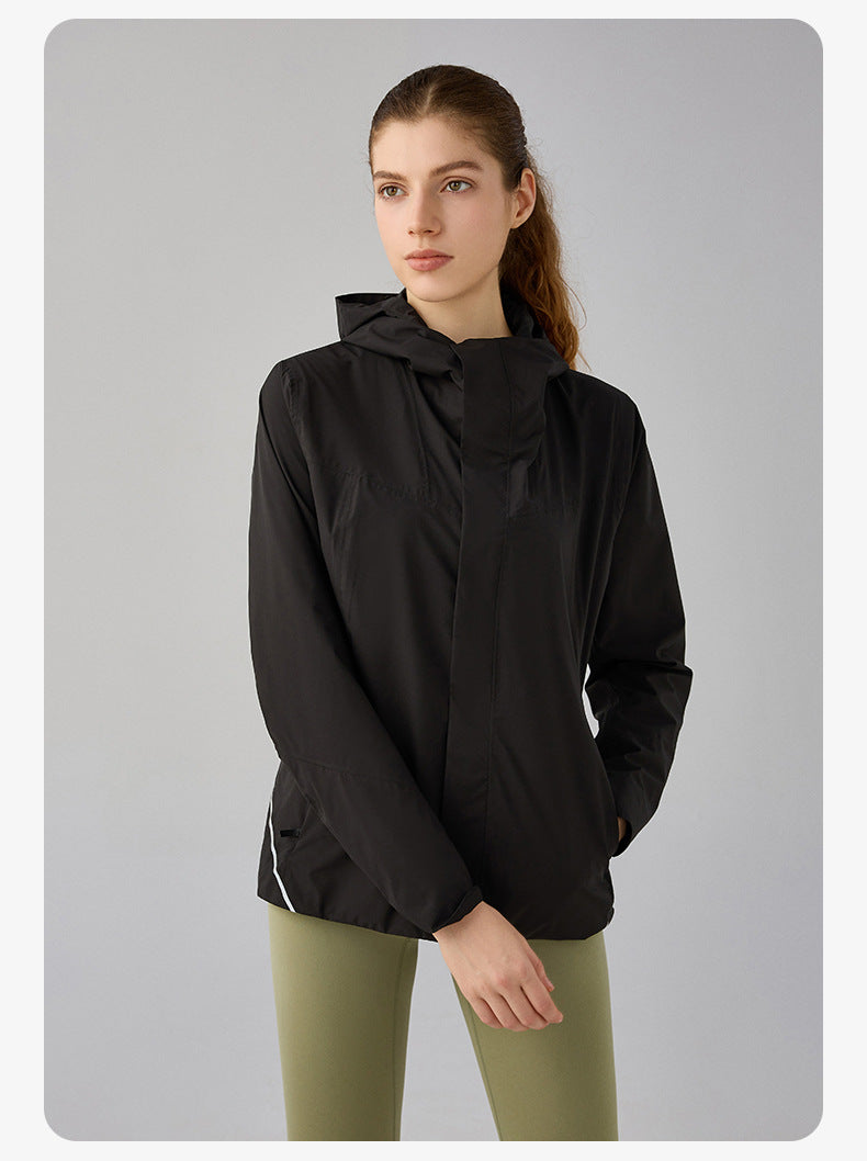 SWISSWELL Women Plus Velvet Single-Layer Soft Shell Hooded Jacket DAW011|Swisswell