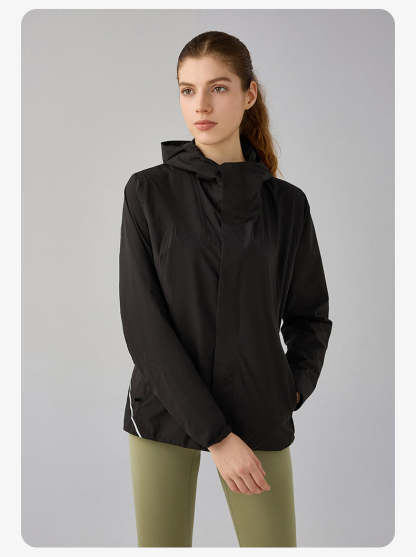 SWISSWELL Women Plus Velvet Single-Layer Soft Shell Hooded Jacket DAW011|Swisswell