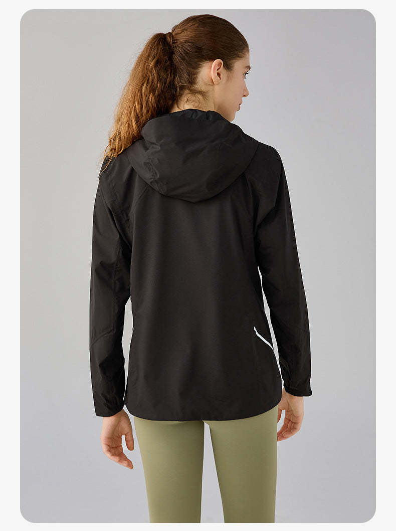 SWISSWELL Women Plus Velvet Single-Layer Soft Shell Hooded Jacket DAW011|Swisswell