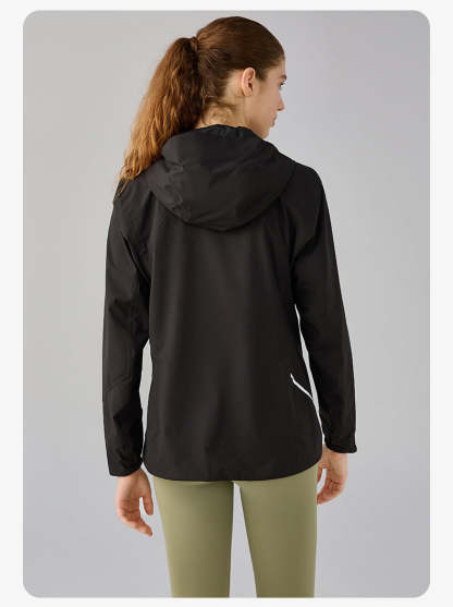 SWISSWELL Women Plus Velvet Single-Layer Soft Shell Hooded Jacket DAW011|Swisswell