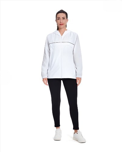 SWISSWELL Women's Rain Jacket Lightweight Waterproof Windbreaker Hoodie- CUWRC03381|Swisswell