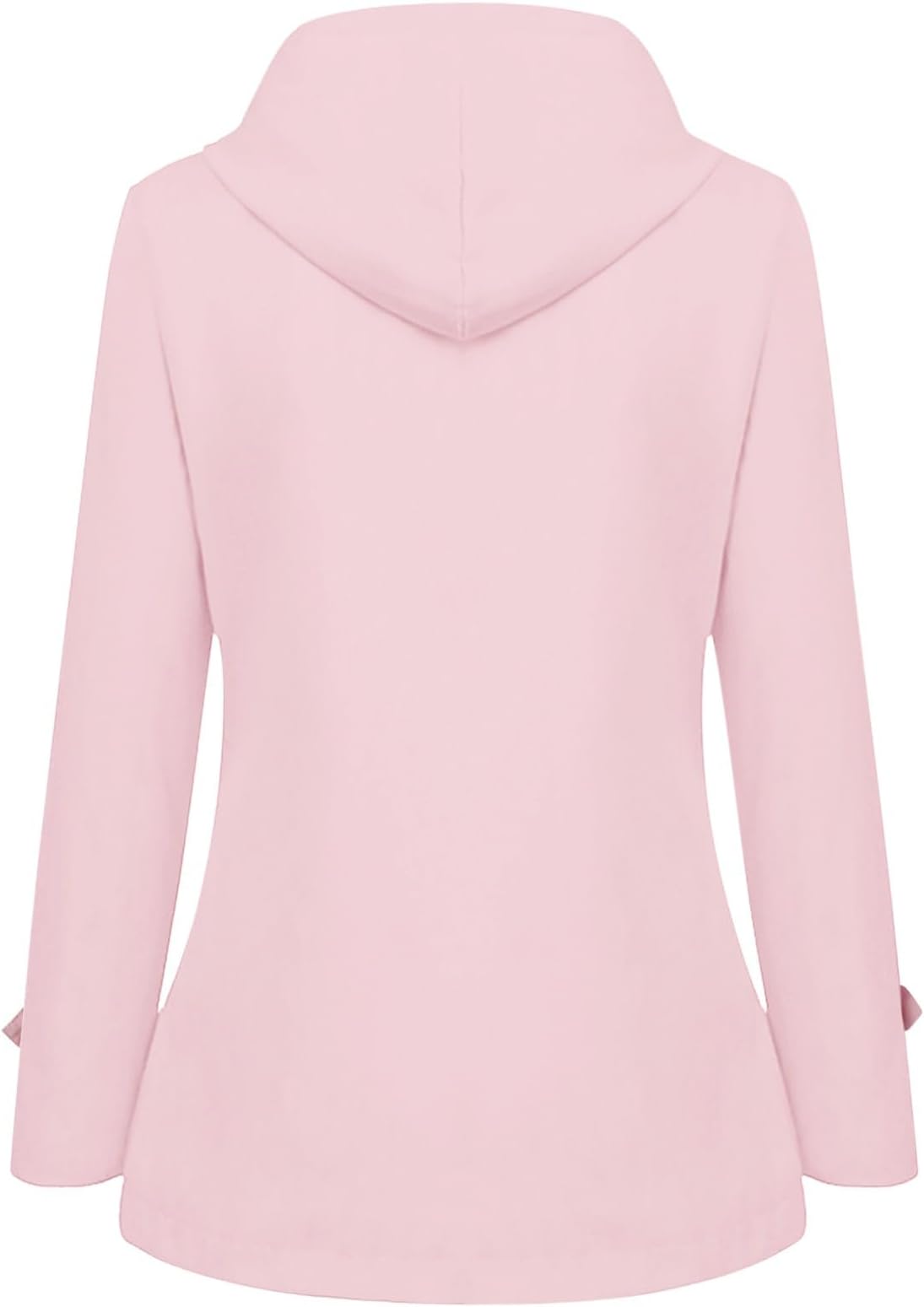 SWISSWELL Women Coat Solid Color Drawstring Windbreaker Hooded Jacket -ZPK006099|Swisswell