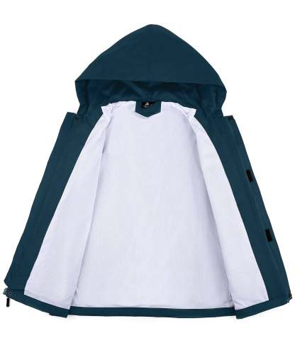 SWISSWELL Kids Rain Jacket Lightweight Hooded Raincoat -CUBRS03364|Swisswell