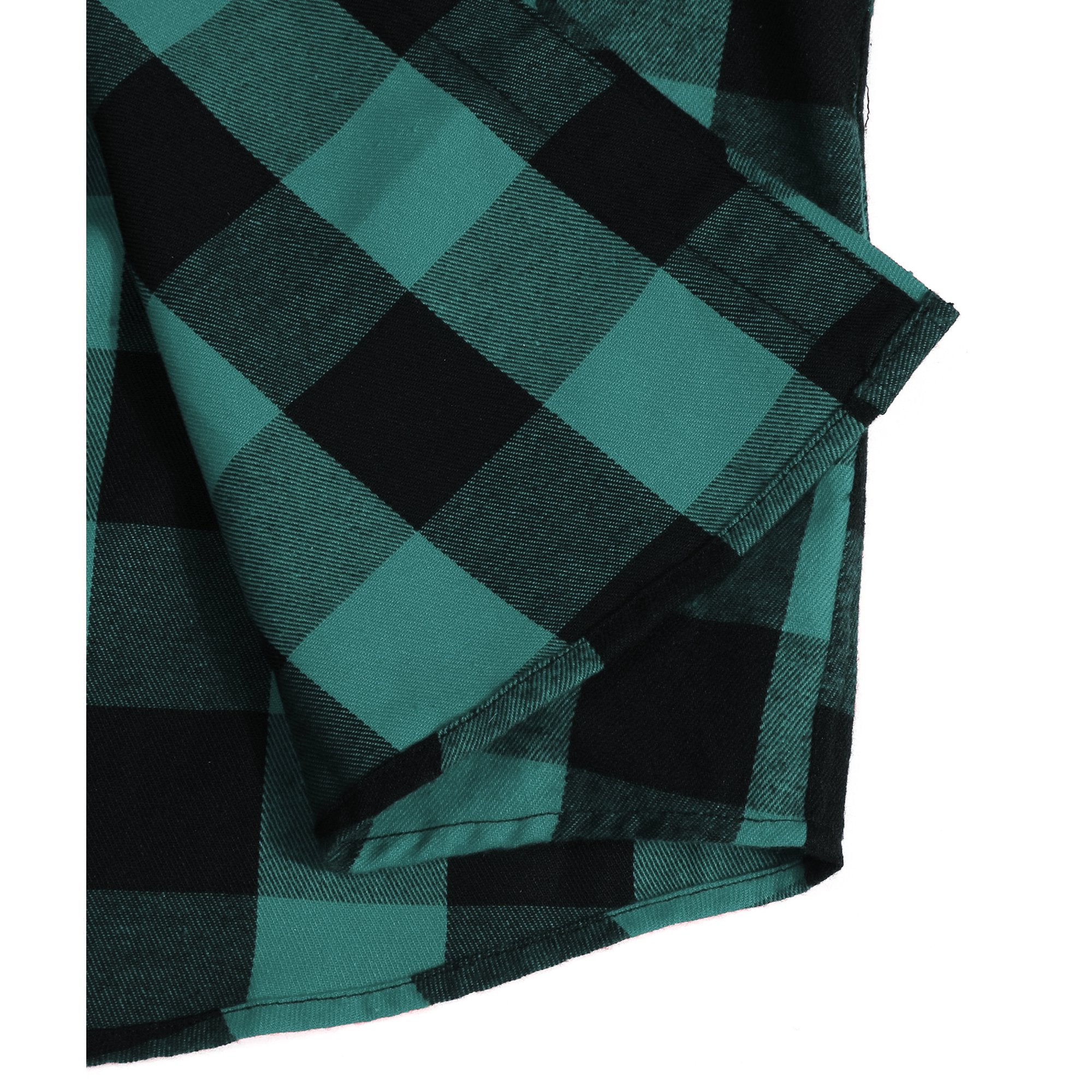 IGEEKWELL Men's Flannel Cotton Long Sleeve Casual Button Down Fleece Shirts with 2 Pockets-CFMMX20000|Swisswell